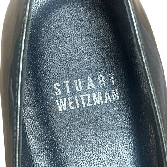Stuart Weitzman green rounded toe patent leather heels size 8.5 M - Picture 11 of 15
